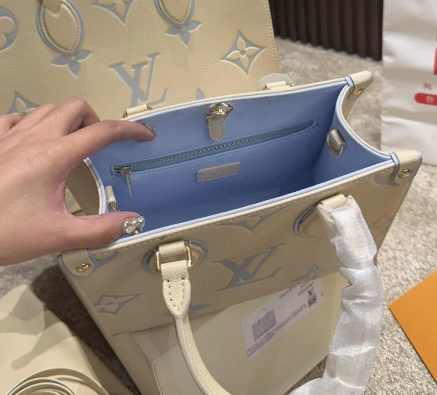 【新作！かわいいミルキーカラー♪】ルイヴィトン オンザゴー PM